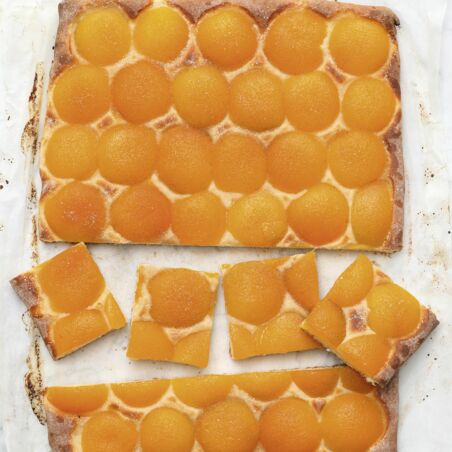 Blitz-Blechkuchen mit Obst Blitz-Blechkuchen mit Obst