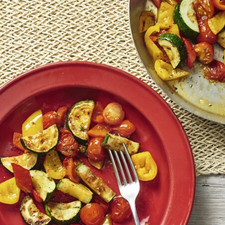 Kunterbunte Gemüsepfanne Kunterbunte Gemüsepfanne