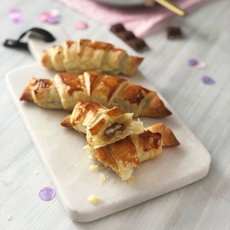 Kinderschokolade-Croissants