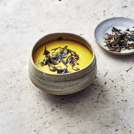 Linsensuppe mit Nori-Algen Linsensuppe mit Nori-Algen