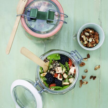Quinoasalat mit Zuckerschoten und Paprika Quinoasalat mit Zuckerschoten und Paprika