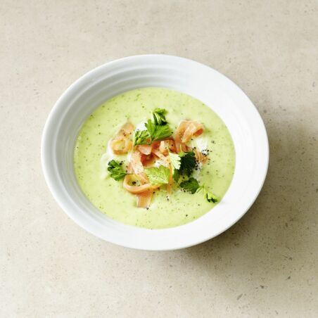 Petersilien-Kartoffel-Suppe mit Lachs Petersilien-Kartoffel-Suppe mit Lachs