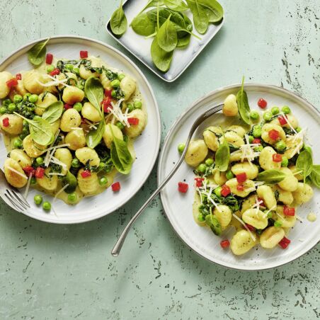 Erbsen-Spinat-Gnocchi Erbsen-Spinat-Gnocchi