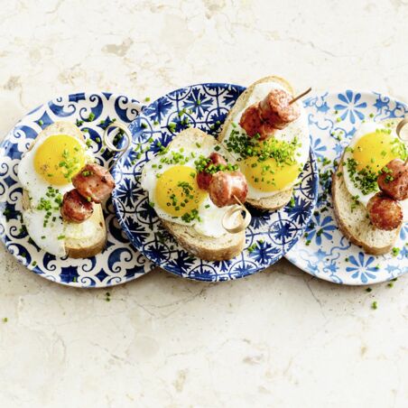 Crostini mit Salsiccia Crostini mit Salsiccia