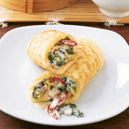 Feurige Mascarpone-Crespelle Feurige Mascarpone-Crespelle