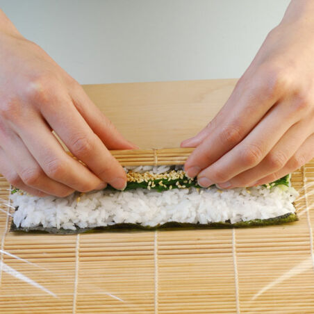 Hoso-Maki mit Spinat Hoso-Maki mit Spinat