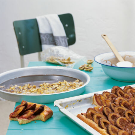 Zwetschgendatschi auf Quarkteig Zwetschgendatschi auf Quarkteig