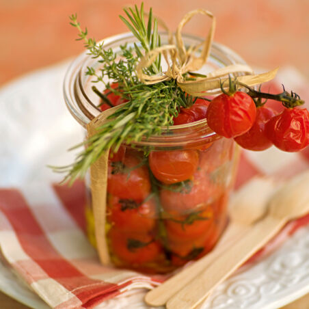 Ofentomaten im Glas Ofentomaten im Glas