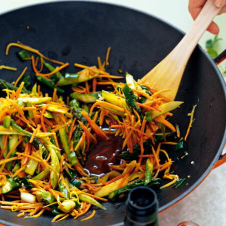 Spargel-Möhren-Pfanne Spargel-Möhren-Pfanne