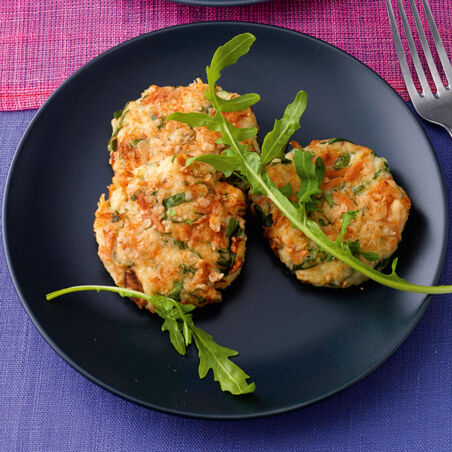 Kartoffel-Tuna-Plätzchen Kartoffel-Tuna-Plätzchen