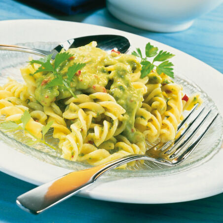 Fusilli mit Avocadosauce Fusilli mit Avocadosauce