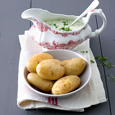 Pellkartoffeln mit Grüner Sauce Pellkartoffeln mit Grüner Sauce