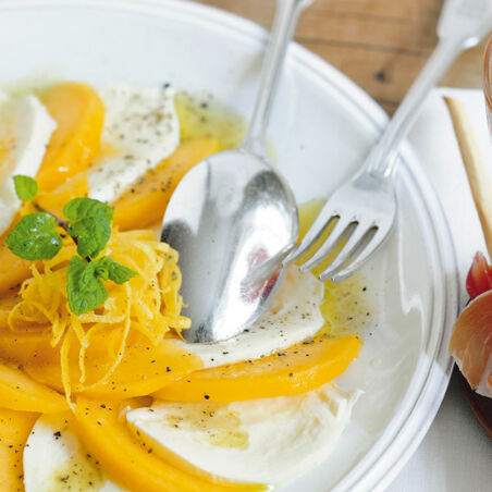 Pfirsich-Caprese Pfirsich-Caprese