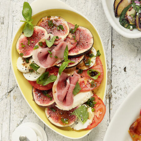 Caprese mit Feigen Caprese mit Feigen