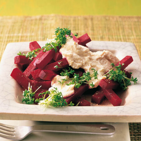 Rote-Beten-Salat mit Meerrettichdressing