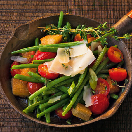 Grüne-Bohnen-Pfanne Grüne-Bohnen-Pfanne