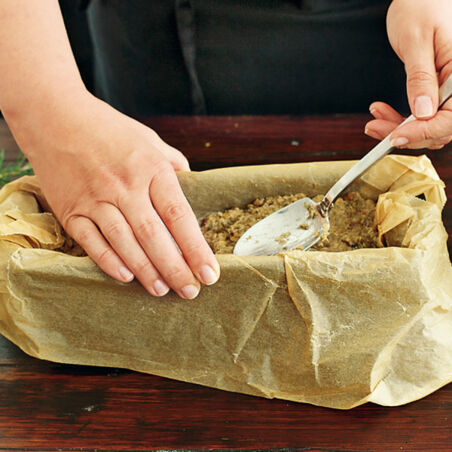 Linsenbraten im Blätterteig Linsenbraten im Blätterteig