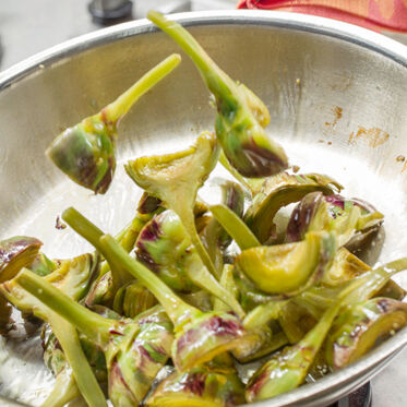 Gebratene Artischocken Gebratene Artischocken