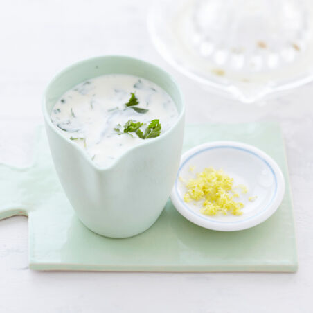 Zitronen-Sahne-Dressing Zitronen-Sahne-Dressing