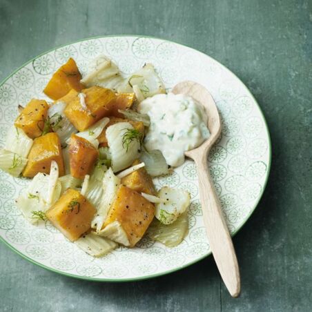 Ofengemüse mit Senfdip Ofengemüse mit Senfdip