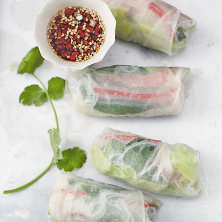 Sommerrollen mit Ente Sommerrollen mit Ente