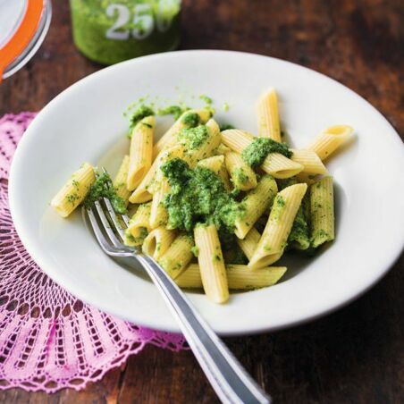 Penne mit Petersilienpesto Penne mit Petersilienpesto