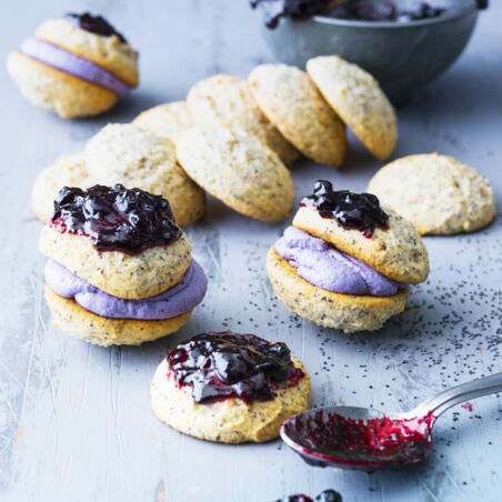 Mohn-Heidelbeer-Whoopies Mohn-Heidelbeer-Whoopies