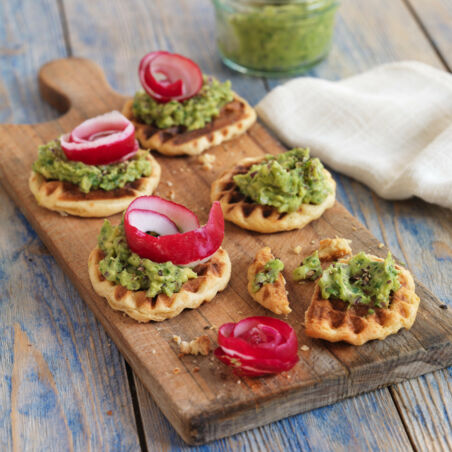 Waffelhäppchen (herzhaft) Waffelhäppchen (herzhaft)