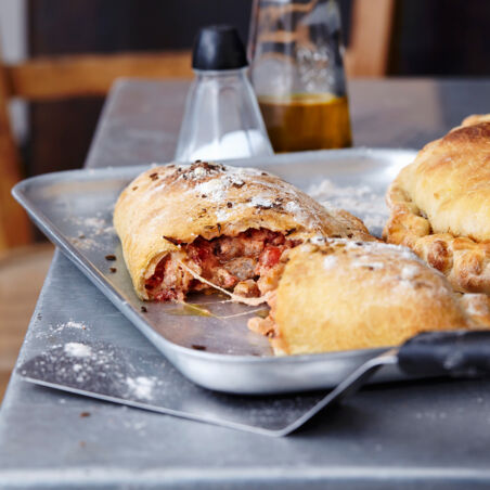 Deftig gefüllte Calzone Deftig gefüllte Calzone