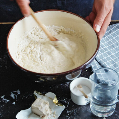 Grundrezept Weißbrotteig Grundrezept Weißbrotteig