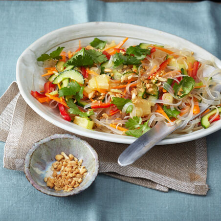Thai-Gemüsesalat süßsauer Thai-Gemüsesalat süßsauer