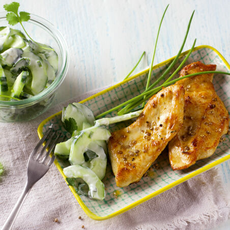 Hähnchen mit Korianderbutter Hähnchen mit Korianderbutter