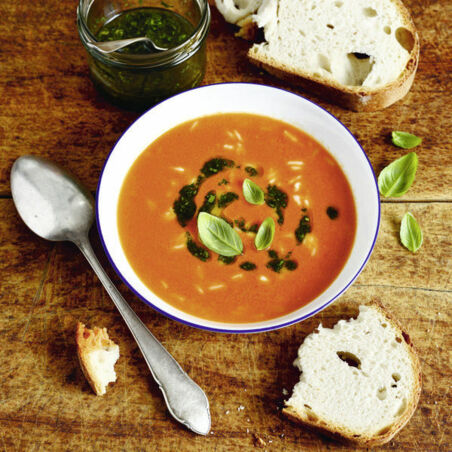 TOMATENSUPPE MIT REIS TOMATENSUPPE MIT REIS