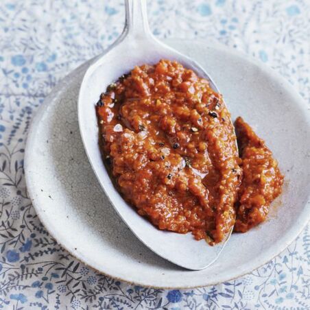 Paprika-Grünkern-Paste Paprika-Grünkern-Paste