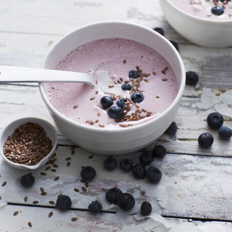 Himbeer-Smoothie-Bowl Himbeer-Smoothie-Bowl