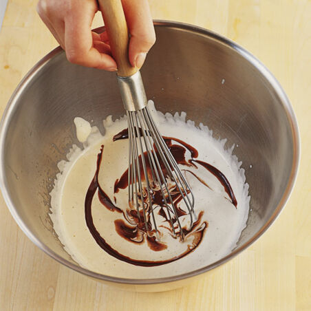 Schokoparfait mit Beerensalat Schokoparfait mit Beerensalat