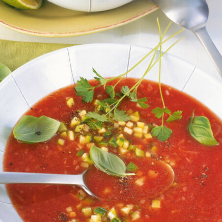 Schnelle Tomatensuppe
