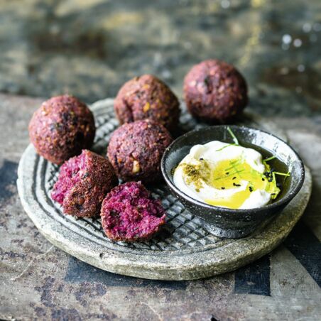 Rote-Bete-Falafel Rote-Bete-Falafel