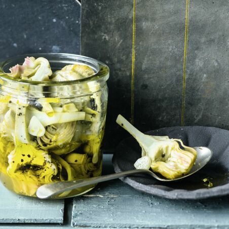 Eingelegte Artischocken Eingelegte Artischocken