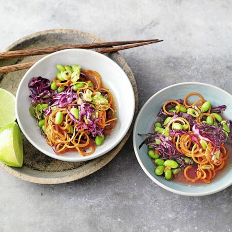 Asia-Rotkohlnudel-Salat Asia-Rotkohlnudel-Salat