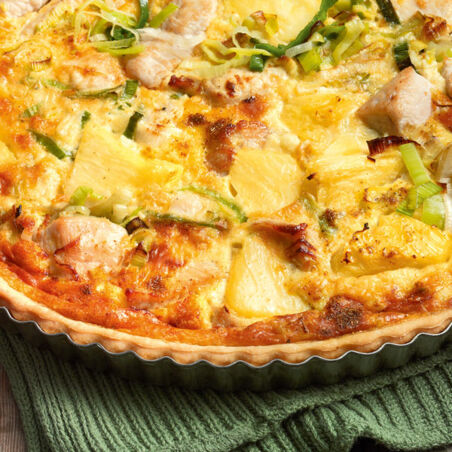 Curry-Ananas-Quiche Curry-Ananas-Quiche
