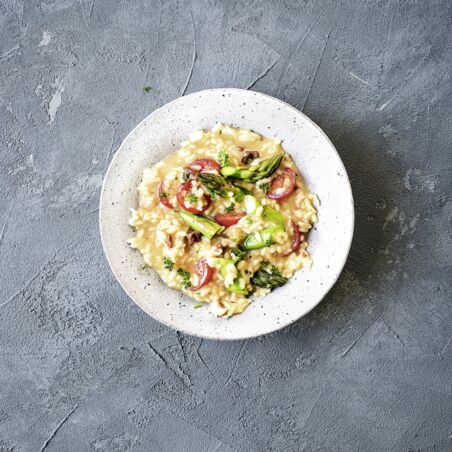 Tomatenrisotto mit Spargel Tomatenrisotto mit Spargel
