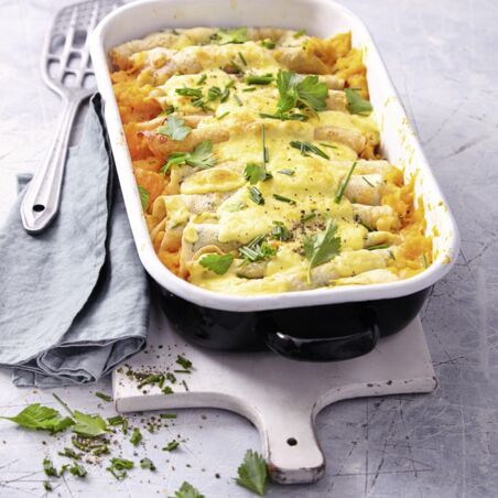 Gefüllte Kräuter-Crespelle Gefüllte Kräuter-Crespelle