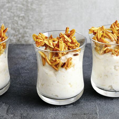 Apfelschnee mit Knusper Apfelschnee mit Knusper