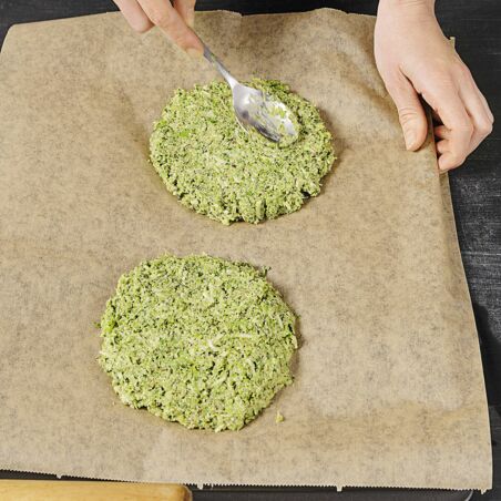 Wraps aus Grünkohlteig Wraps aus Grünkohlteig