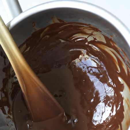 Mousse au chocolat mit Vanillesauce Mousse au chocolat mit Vanillesauce