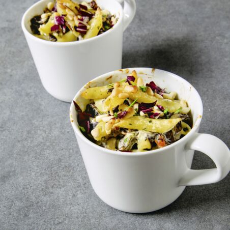 Nudelauflauf aus der Tasse Nudelauflauf aus der Tasse