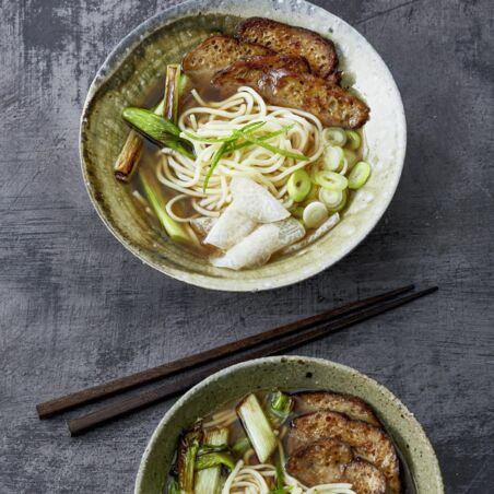 Seitan-Rettich-Ramen Seitan-Rettich-Ramen
