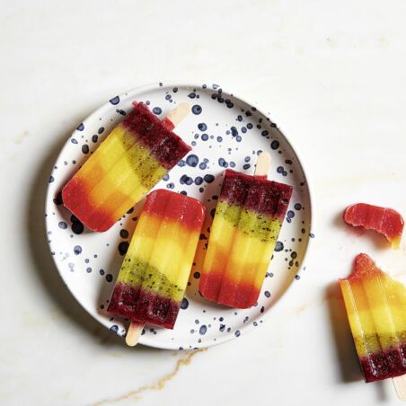 Regenbogen-Popsicles Regenbogen-Popsicles