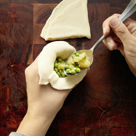 Samosas mit Kartoffelfüllung Samosas mit Kartoffelfüllung